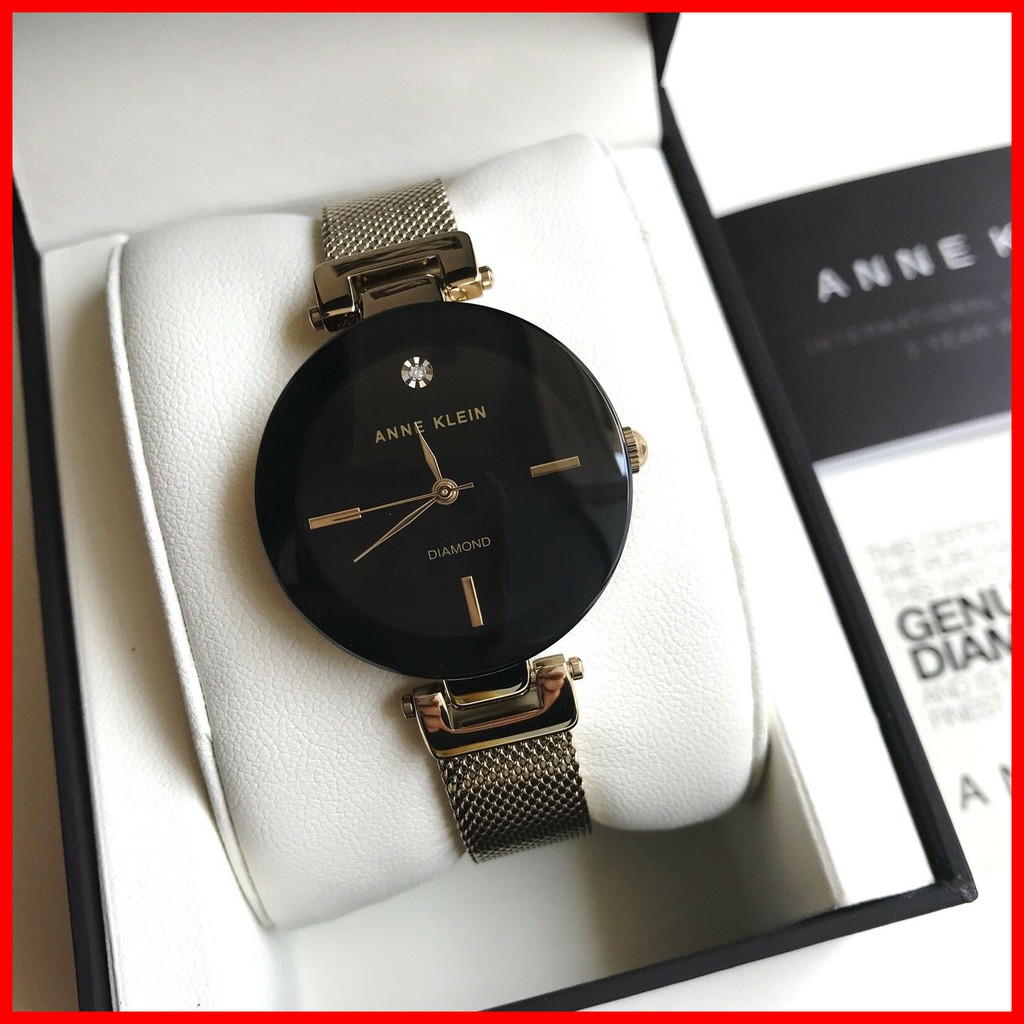 Anne klein watch online black