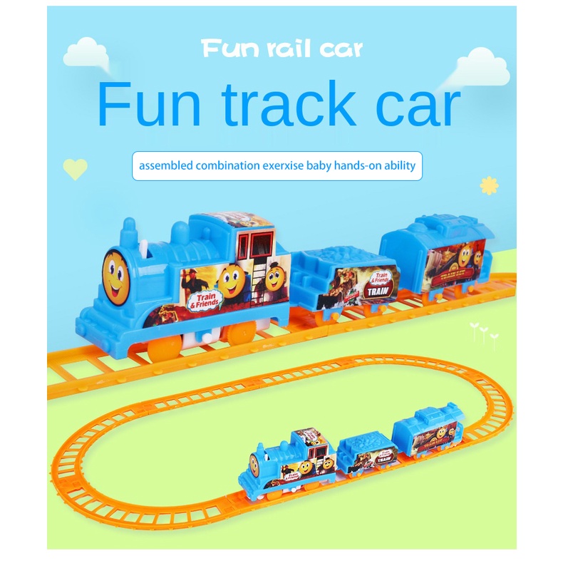 Kid Electric Train Toy for Kids Toys for Children Race Track Car Toy