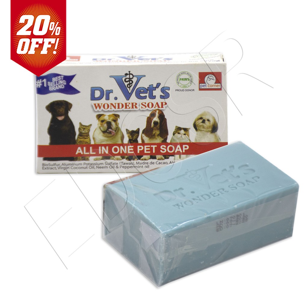 DR VETS Wonder Soap Antiseptic Antibacterial Antifungal All in One Pet