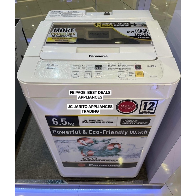 Panasonic automatic deals washing machine