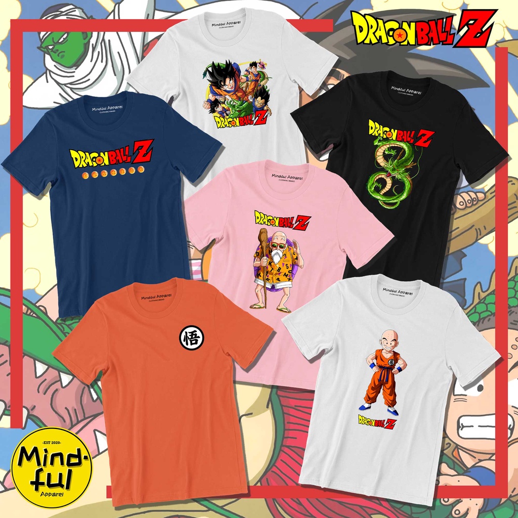 dragon ball graphic tees