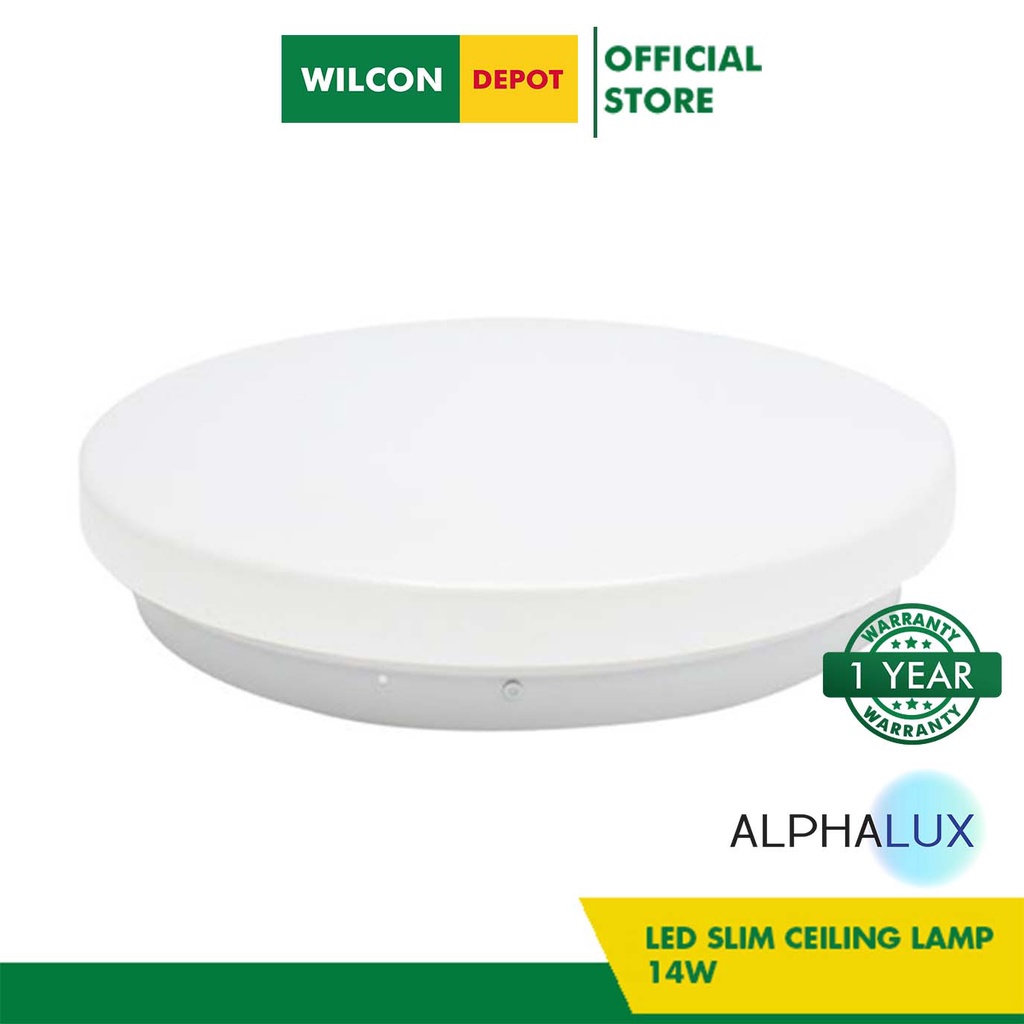 ALPHALUX 14W Daylight Led Slim Ceiling Lamp Round 6500K JC CL19 by