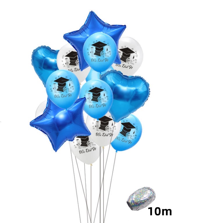 2023 Graduation Party Balloon Decor Graduation Cap Balloon Set 