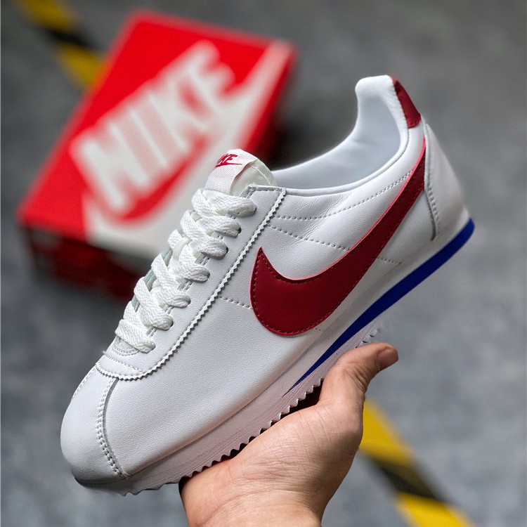 100 Original Nike Classic Cortez Prem Nike Forrest Running Shoes For Men Women