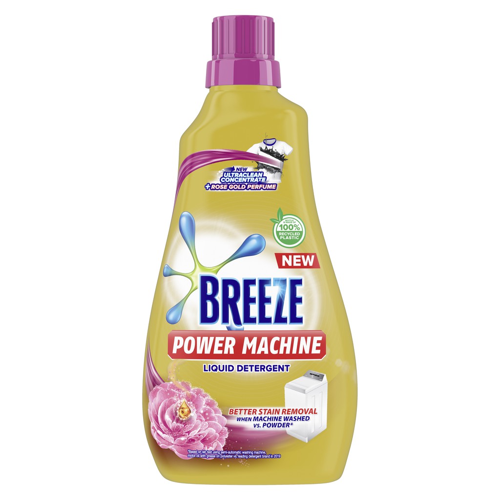 Breeze Power Machine with Rose Gold Perfume Liquid Detergent 980G ...