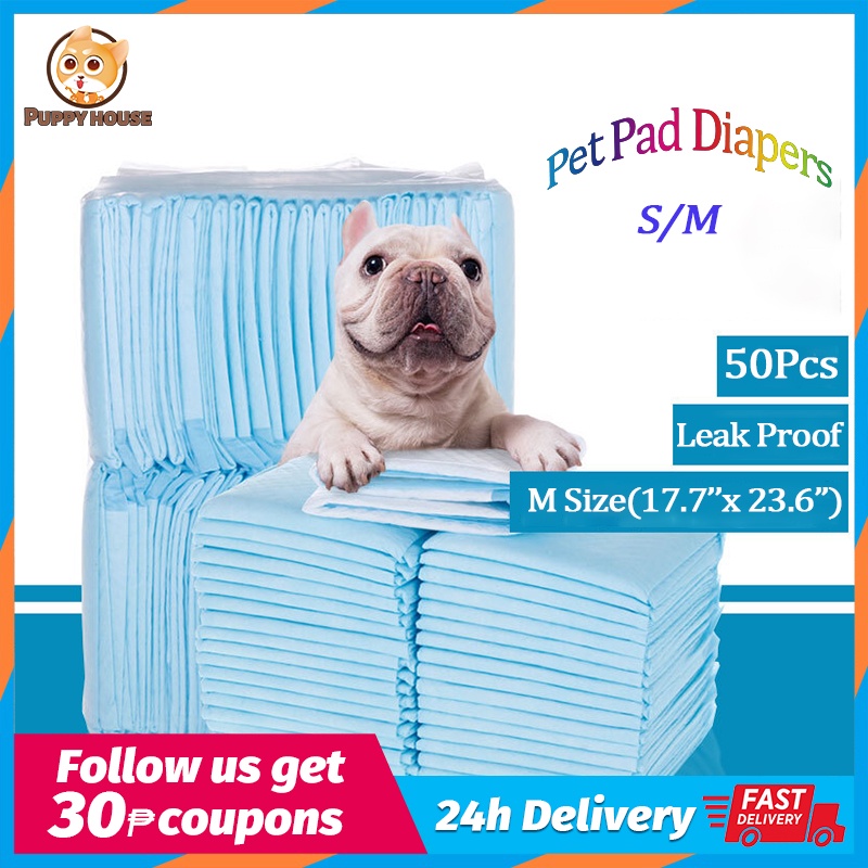 Dog Puppy Pee Pads with LeakProof QuickDry Design for Potty Training
