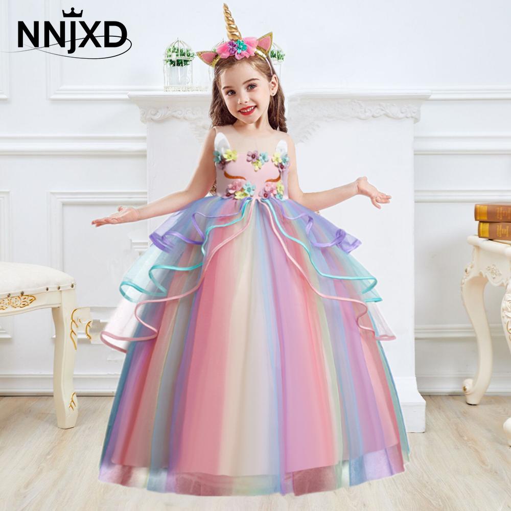 Unicorn dresses clearance for little girls