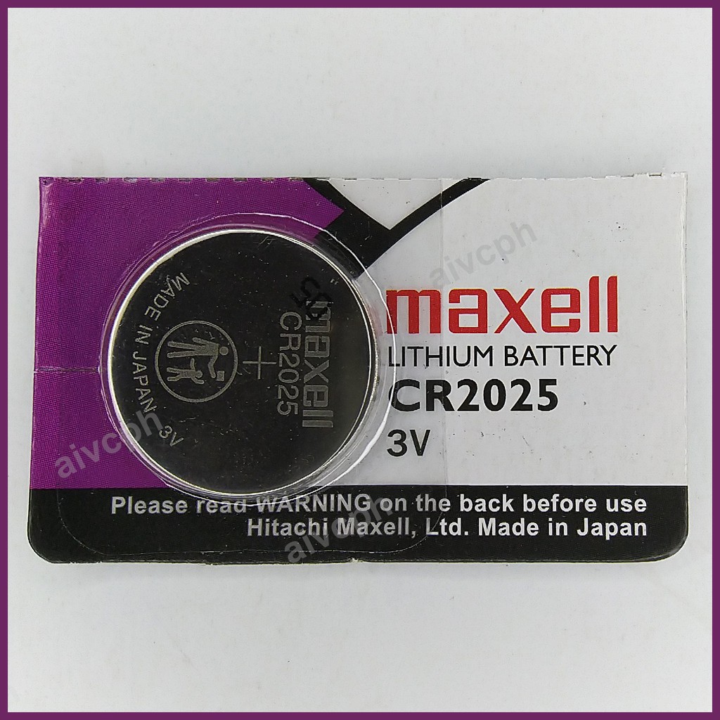 Maxell CR2025 Battery 3V Lithium Coin Cell Button CR 2025 CR2025