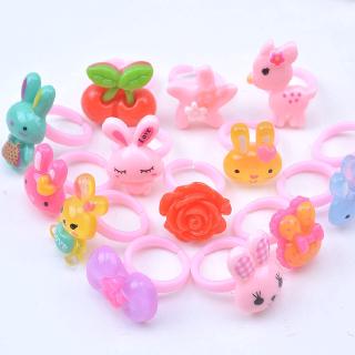 2PCS Children's Jewelry Ring Gift Birthday Party Gifts Kids Animal ...