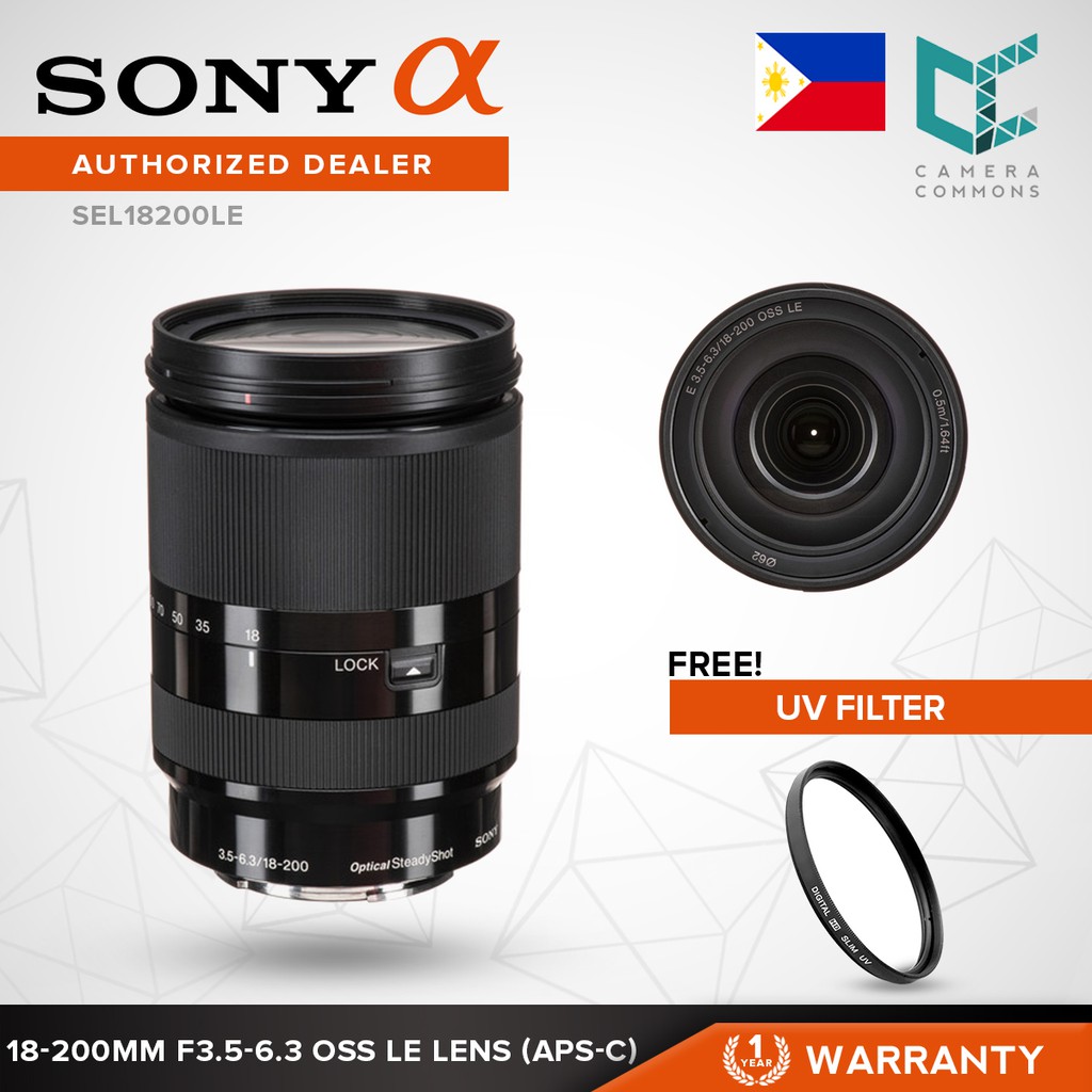 SEL 18200LE F3.5-6.3 OSS LE SONY α（Sony SEL18200LE/ E 18–200 mm 
