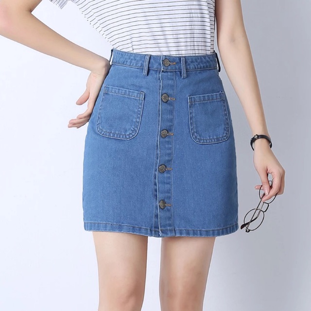 High waisted outlet denim skirt 3xl