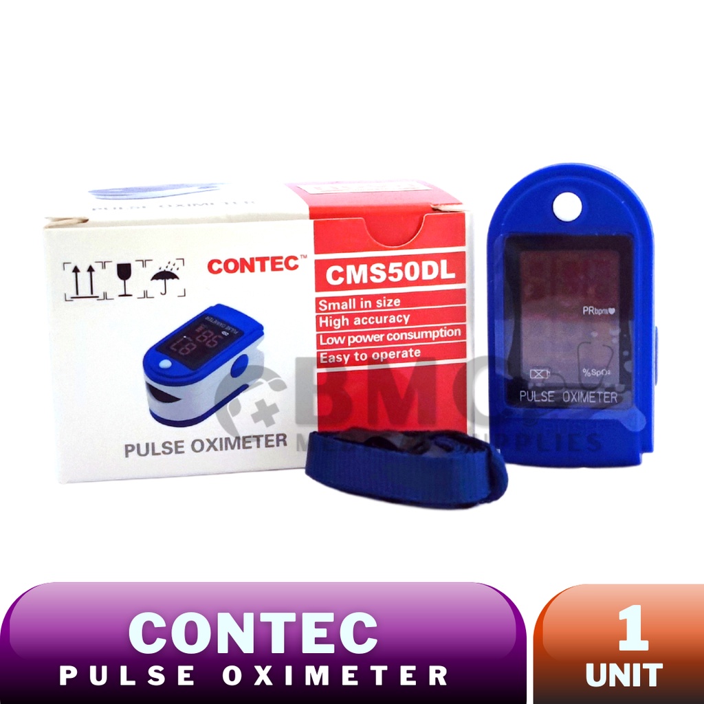 Contec Pulse Oximeter (CMS50DL) High Accuracy [Original] Shopee Philippines