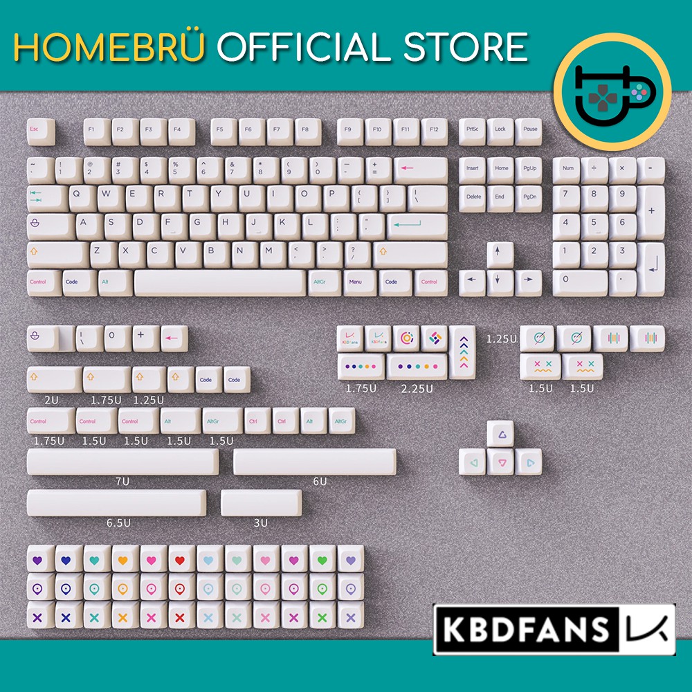 KBDFANS NP PBT CRAYONS KEYCAPS SET | Shopee Philippines