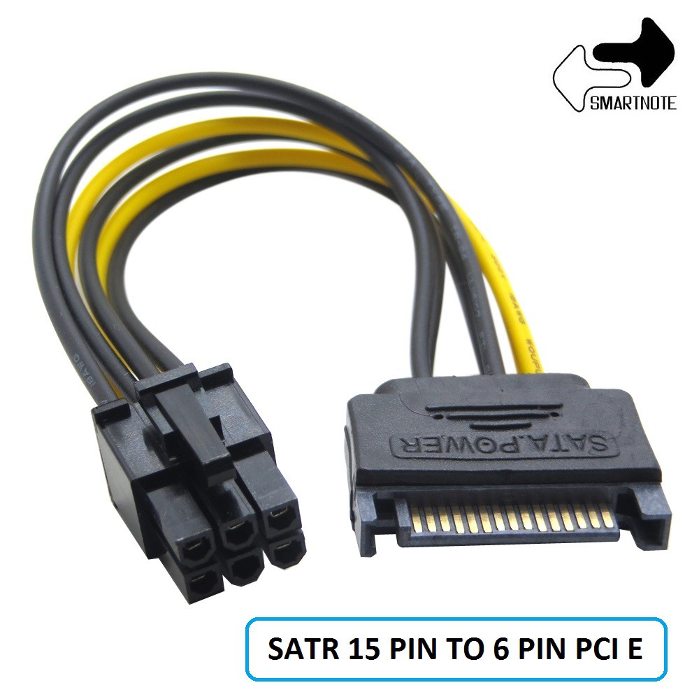 Cable Adaptador SATA 15 PIN A PCI-E/ 6 PIN - Foto 3