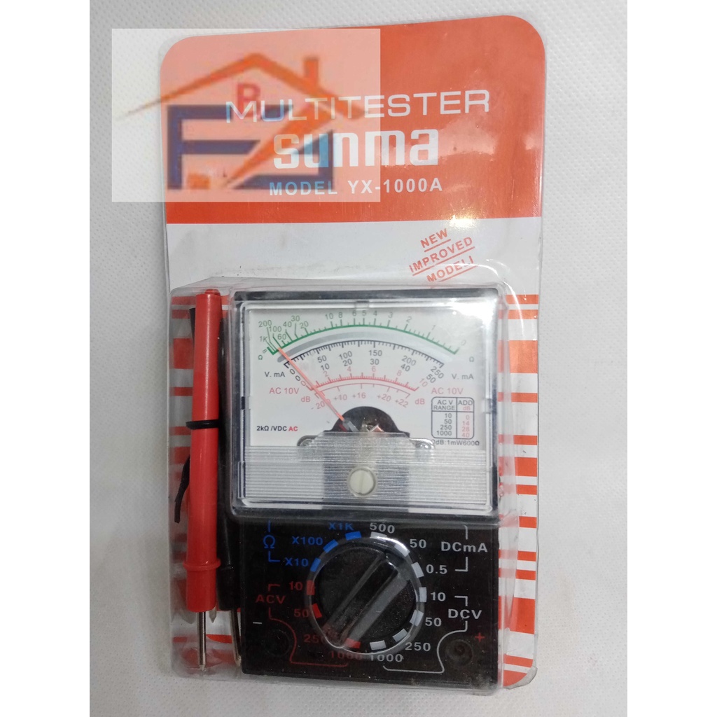 MULTITESTER SUNMA MODEL YX-1000A | Shopee Philippines