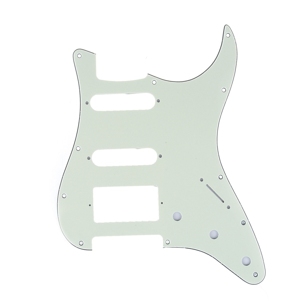 Musiclily Pro 11-Hole Modern Style Strat HSS Pickguard for American ...