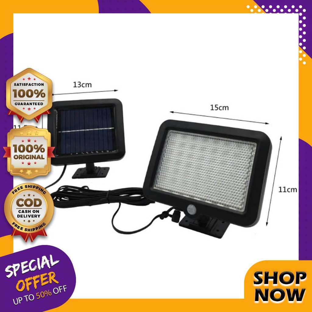 Best Promo Original Garden Solar Light Outdoor 56 LED Solar Powered ...