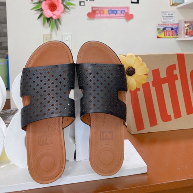 FitFlop H Bar Slide Sandals Shopee Philippines