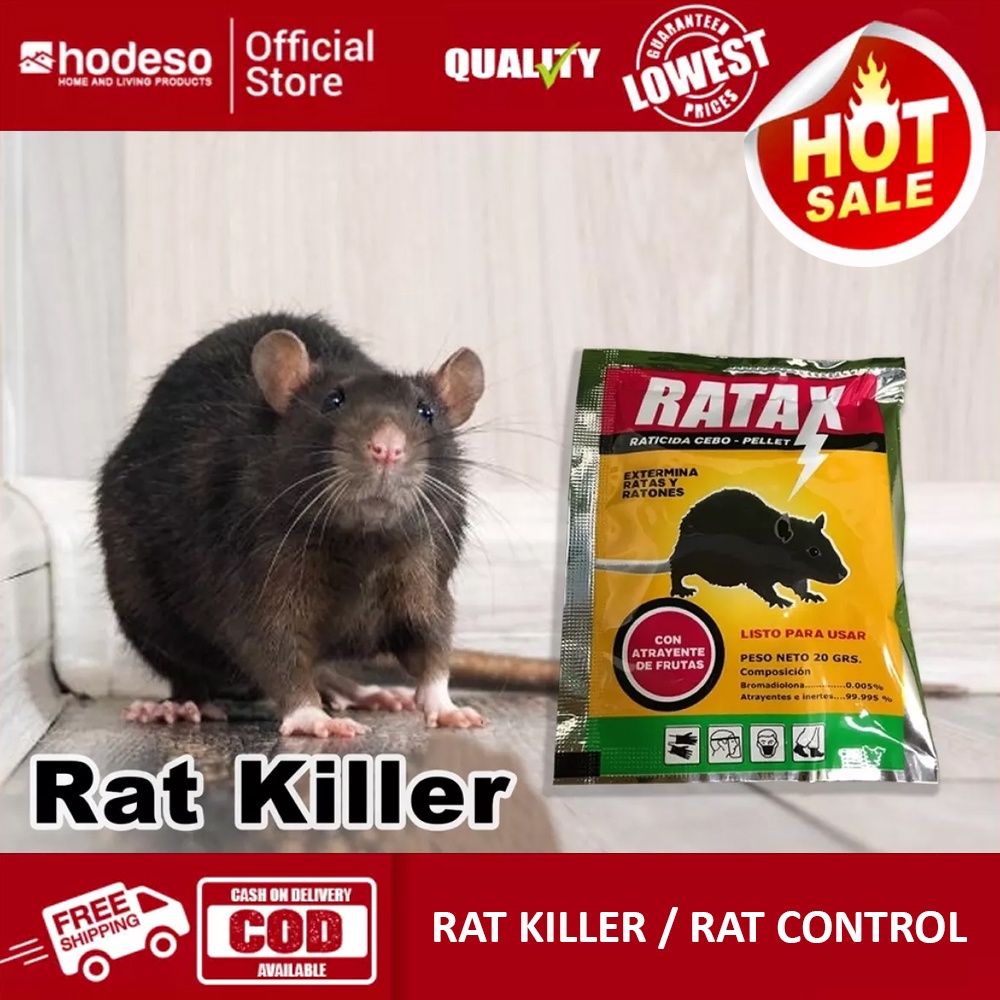 Hodeso RATAX Rat and Ant Killer Pest Poison Killer Bait Pest Control