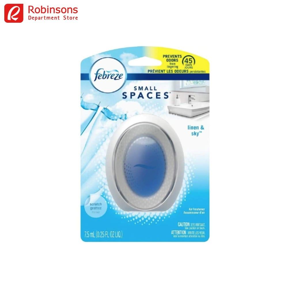 Febreze Small Spaces Air Freshener 7.5 ml Linen & Sky Scent Shopee