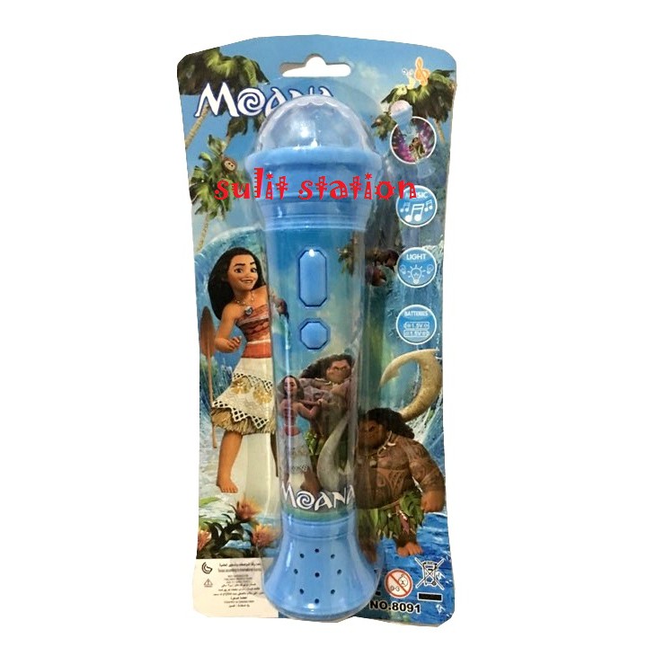 MOANA LIGHTED MUSICAL TORCH MICROPHONE MIC TOYS | Shopee Philippines