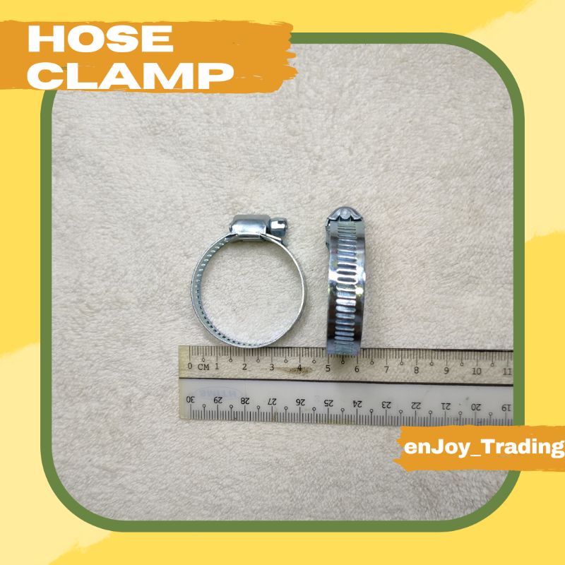 PER PIECE GI Hose Clamp Adjustable Hose Clamp Good Quality Shopee