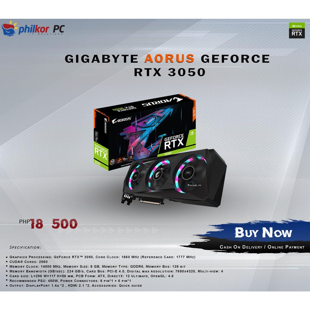 Geforce Rtx 3050 Best Prices And Online Promos Apr 2026 Shopee