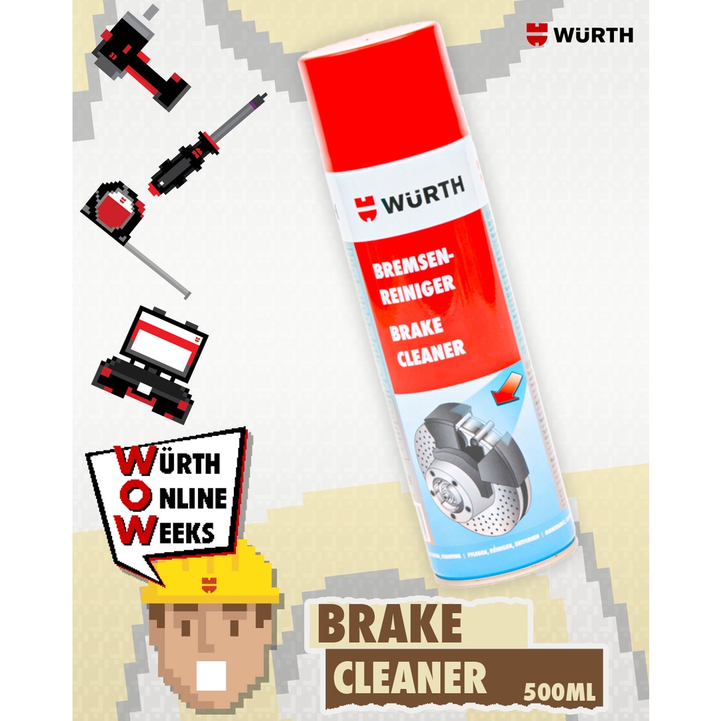 Wurth Brake Cleaner 500ml Shopee Philippines