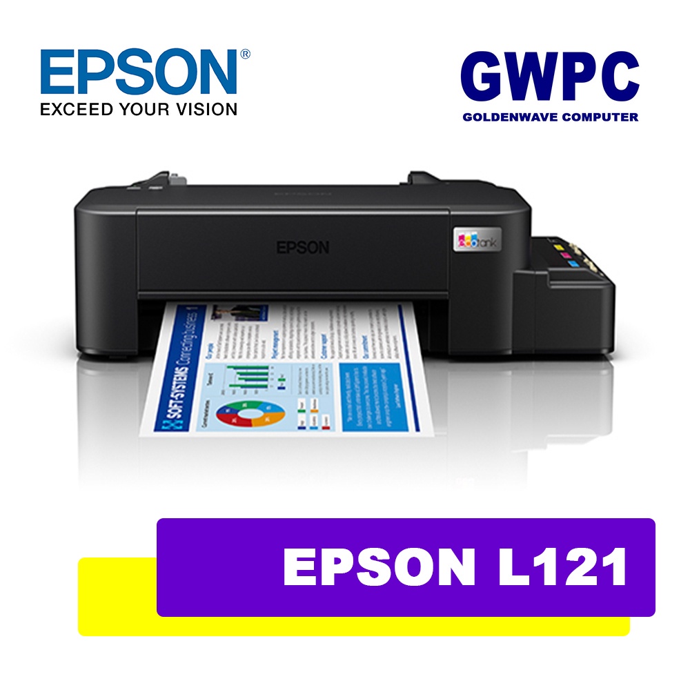 Epson L121 Ecotank A4 Ink Tank Printer Shopee Philippines 0672