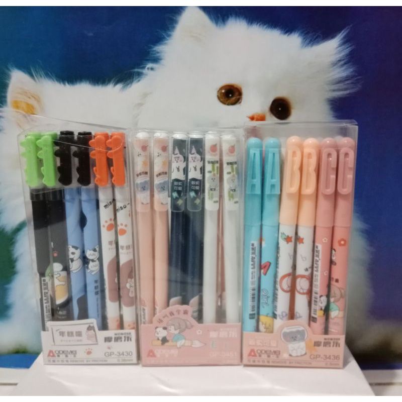 (12pics) erasable pen/ erasable gel pen/erasable pen cute fancy ...