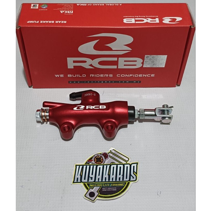 RCB REAR MASTER PUMP GRT FORGE PISTON UNIVERSAL | Shopee Philippines