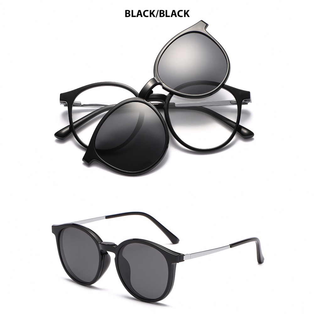 Clip On Sunglasses With/Without Graded Glasses Myopic Eyeglasses For