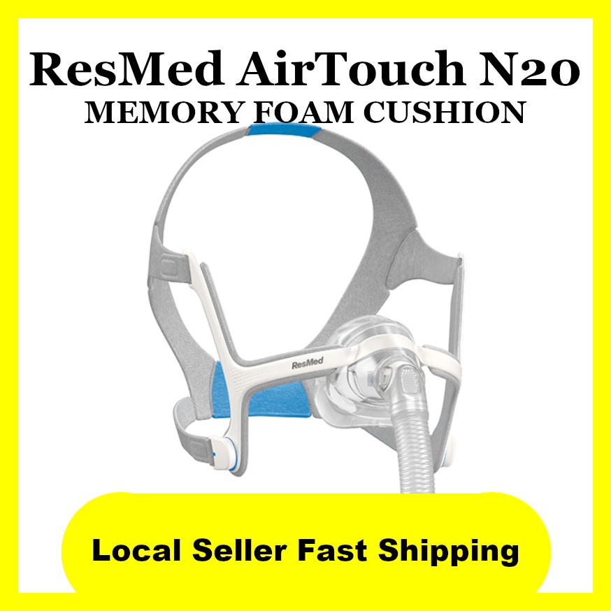 ResMed AirTouch N20 Memory Foam Nasal CPAP Mask (COMPLETE SET) for ...