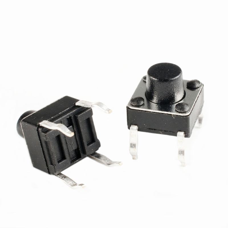 thumbnail image 2 of 20pcs 4-Pin 6x6x2.5mm SMD Tactile Push Button Switch – Micro Tact Switch For PCB 2 of 5