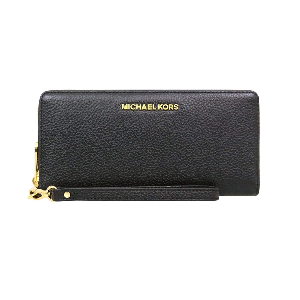 Michael Kors Jet Set Travel Continental Wallet in Black Authentic! | Shopee  Philippines