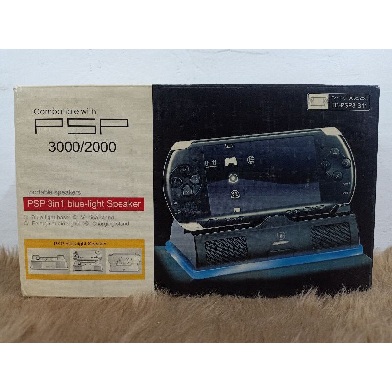 PSP 3in1 Charging Speaker Dock with Blue Lights Shopee Philippines
