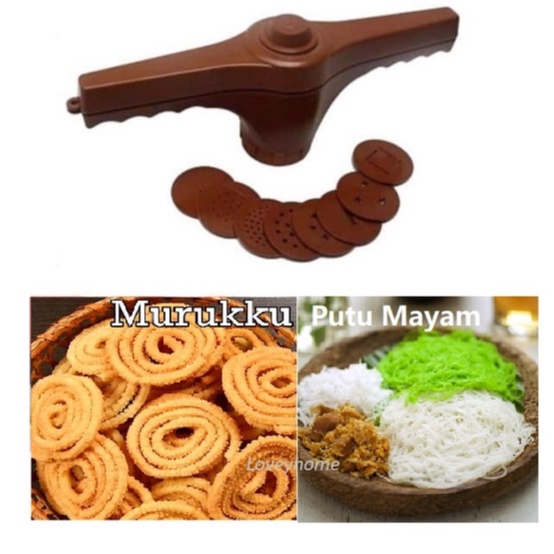 Idiyappam Maker Électrique Portable - Fabricant Pâtes Automatique Sans Fil 5 Moules, Batterie Rechargeable