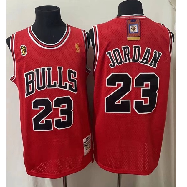 men's casual sports basketball Bulls JORDAN'S jersey | Shopee Philippines