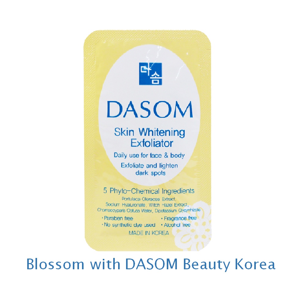 DASOM Skin Whitening Exfoliator 10g Shopee Philippines