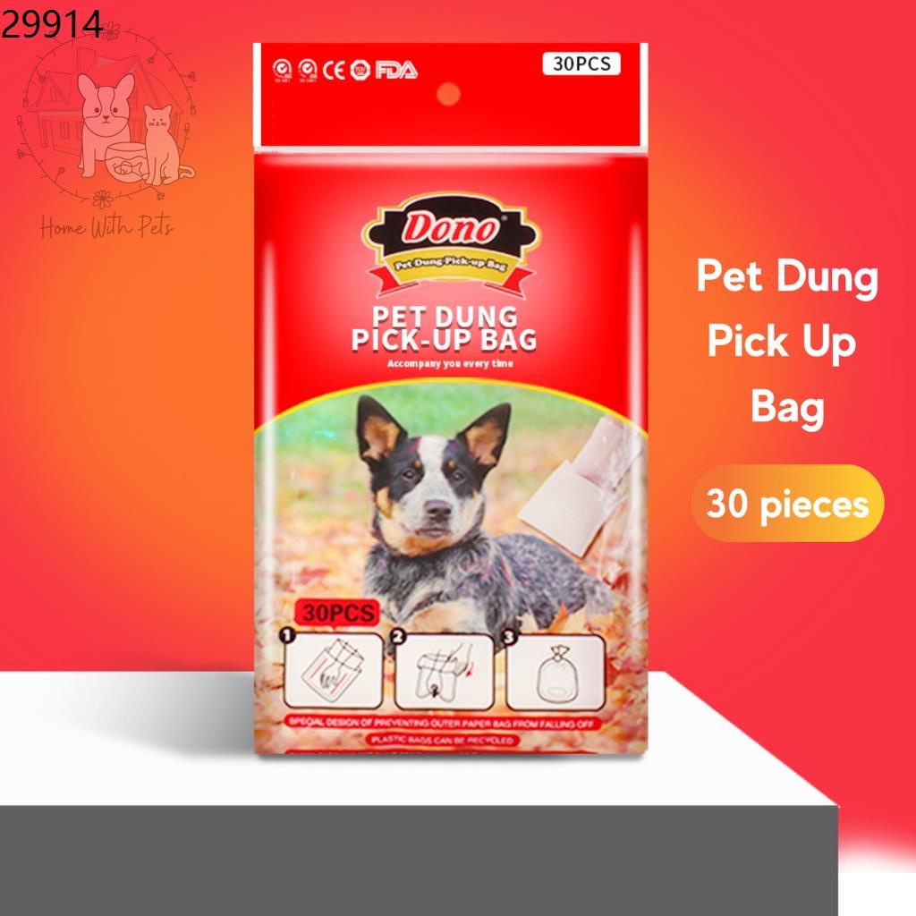 Poop Bags HWP Original Dono Disposable Dung Pick Up Bag Biodegradable