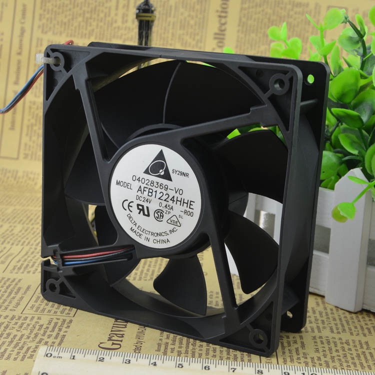 Delta 12cm AFB1224HHE 12038 24v 0.45A Server Cooling Fan | Shopee ...