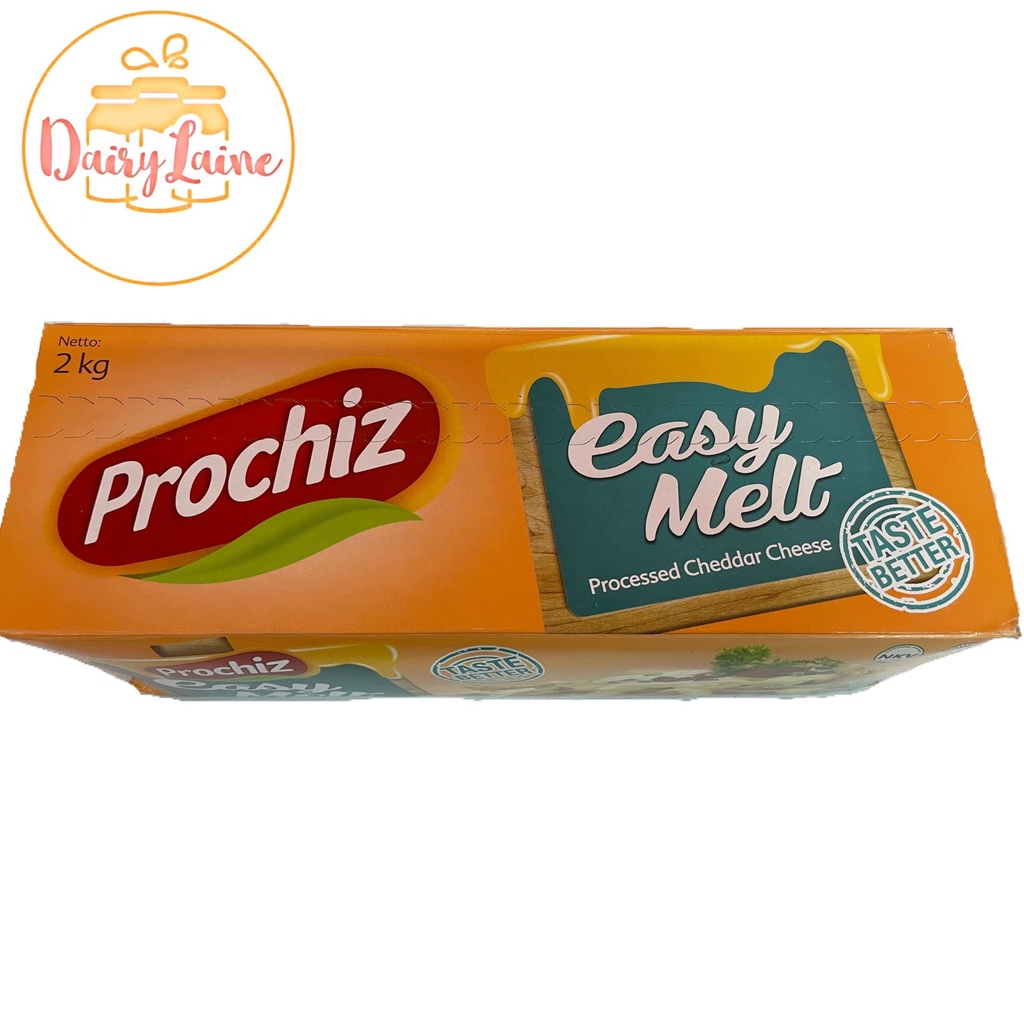 PROCHIZ PROCESSED CHEDDAR CHEESE EASY MELT 2KG Shopee Philippines