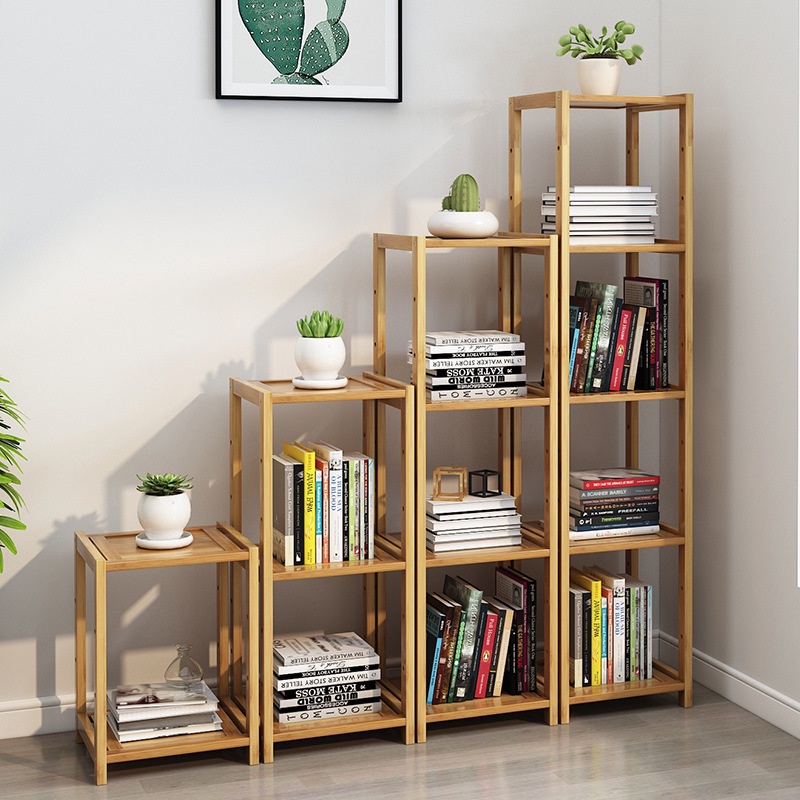 Bamboo Book shelf Organizer Book stand Home organizer Book shelves