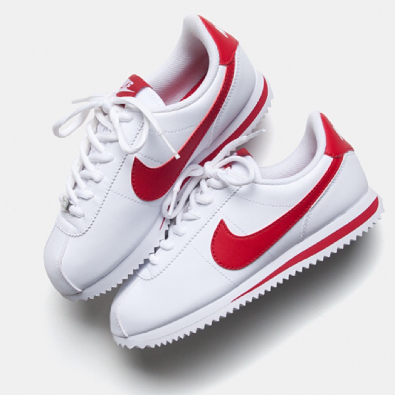 Cortez white clearance red