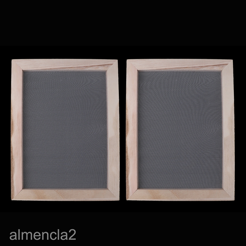 2sets Paper Making Papermaking Mould Frame Screen Tools Paper Handcraft ...