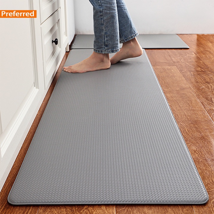 Sunflower Kitchen Rugs and Mats Anti Fatigue, Sunflower Kitchen Mat  Cushioned Anti Fatigue 2 Piece Set and Gray Kitchen Floor mat for in Front  of Sink