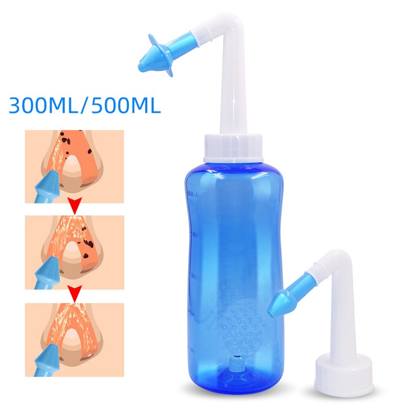 300ml 500ml Nasal Rinse Neti Pot Nose Wash Neti Pot Cleaner Irrigation