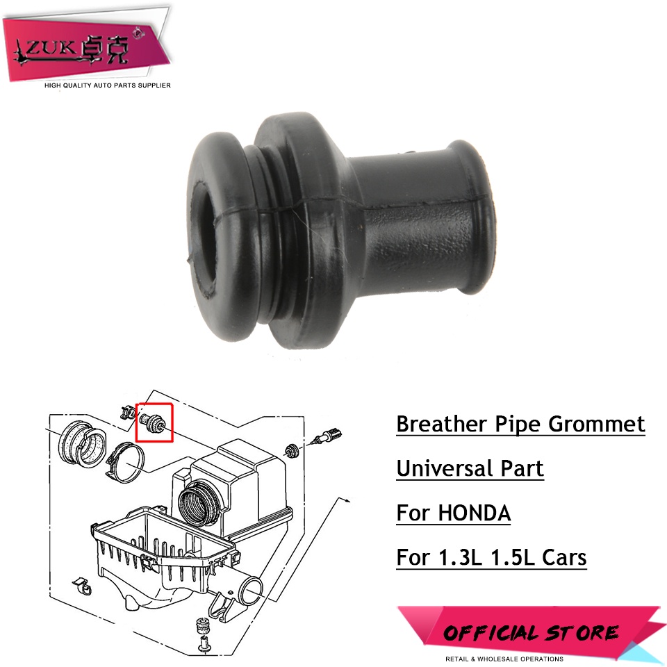 ZUK Air Cleaner Case Grommet Breather Pipe Connector For HONDA CITY FIT