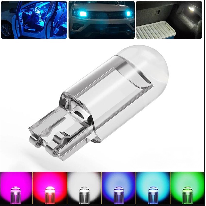 10pcs 24V 194 W5W LED T10 LED Bulbs For Car Parking Position Lights ...