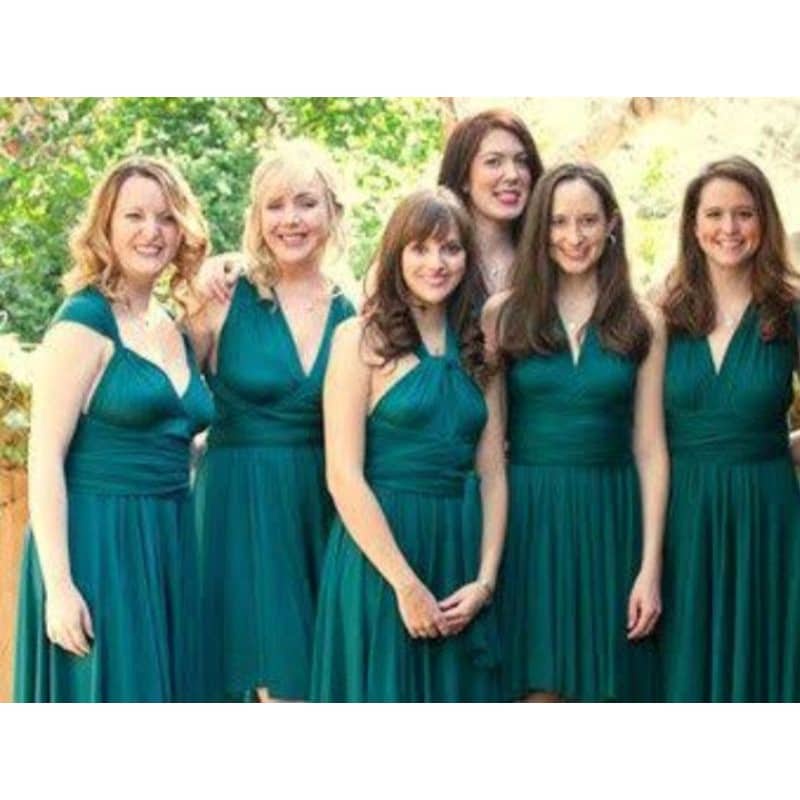 SALE SALE SALE TEAL GREEN INFINITY DRESS WITH ATTACHED TUBE Shopee Philippines